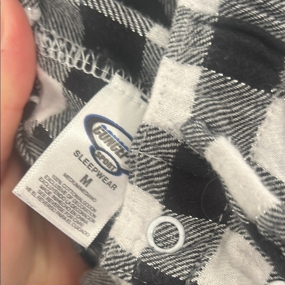 Black and White Checkered Joggers with Elastic Waistband “BRUINS” - Picture 6 of 7